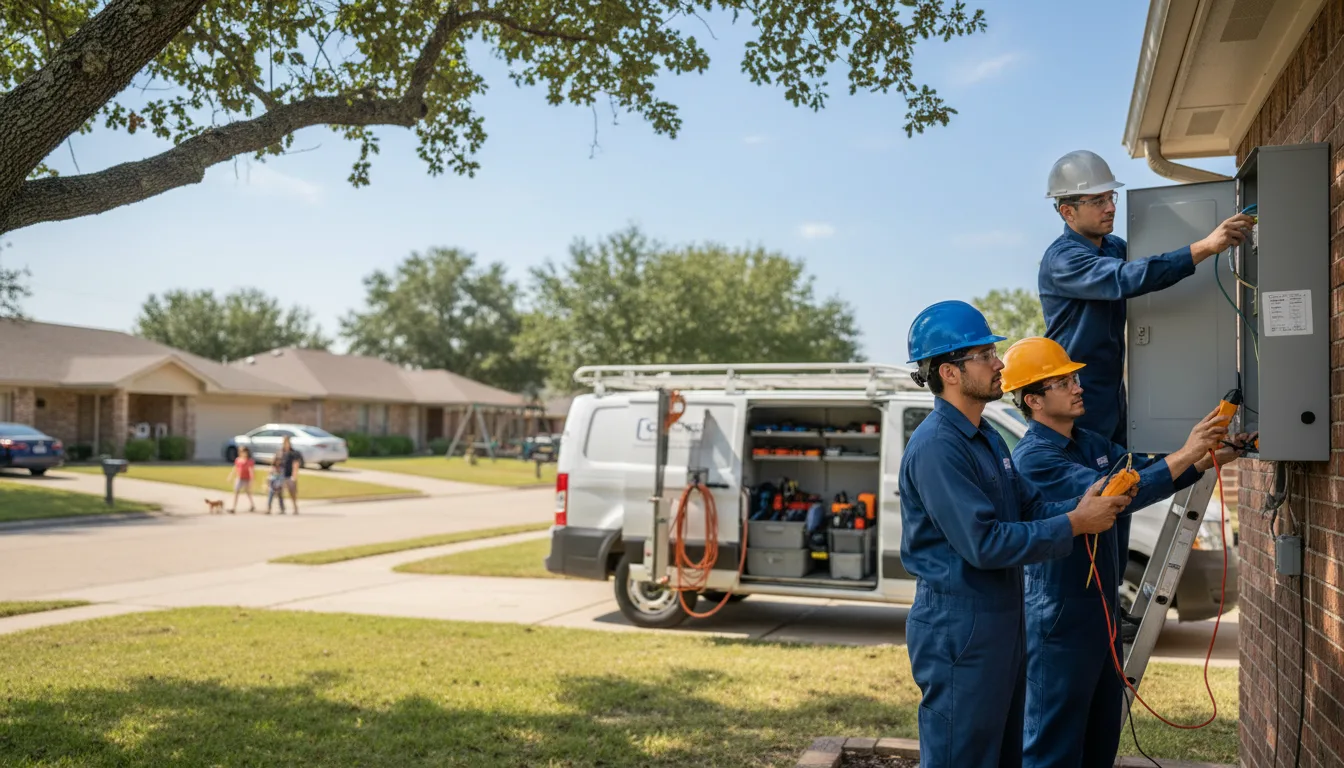 Certified electrician providing emergency electrical services in Winthrop, NY